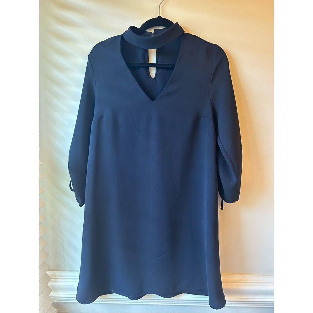 Zara black choker dress size medium